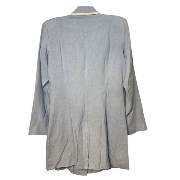 NWT Monterrey Bay Linen Blend Button Front Jacket Sz. 8 Audrey Hepburn - Picture 5 of 9